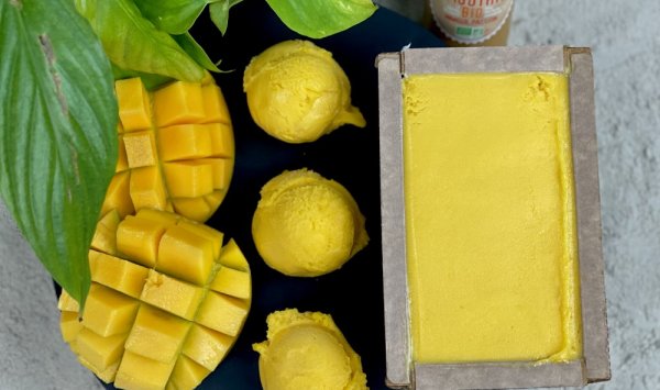 Glaces artisanales à la mangue vers Lit-et-Mixe